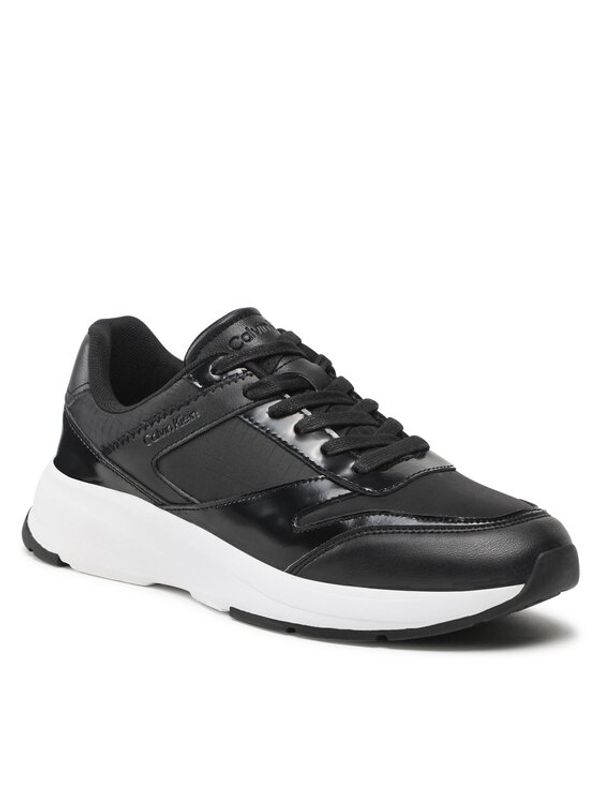 Calvin Klein Calvin Klein Сникърси Low Top Lace Up Mix HM0HM00901 Черен
