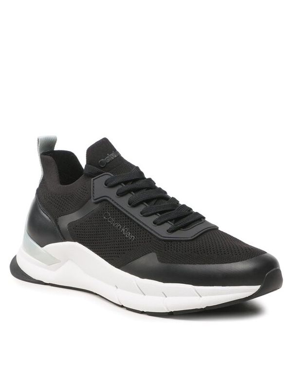 Calvin Klein Calvin Klein Сникърси Low Top Lace Up Mix HM0HM00918 Черен