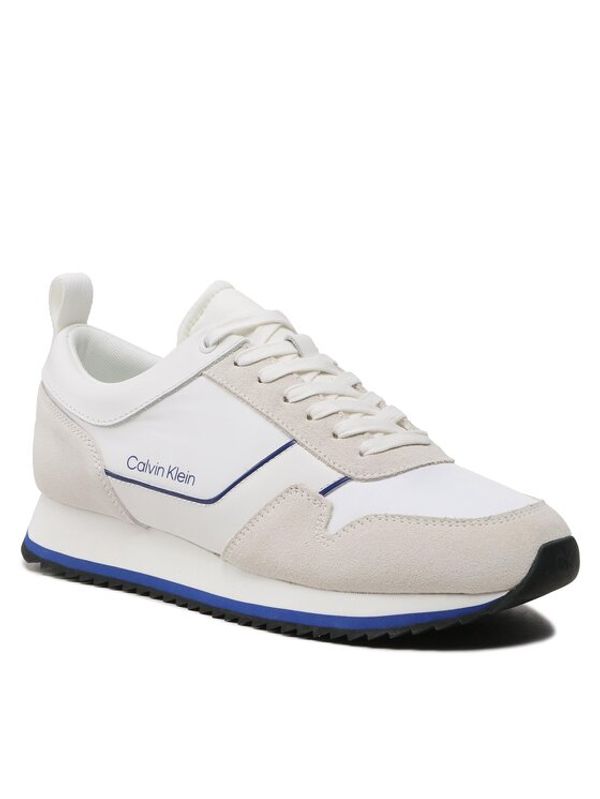Calvin Klein Calvin Klein Сникърси Low Top Lace Up Mix HM0HM00985 Бял
