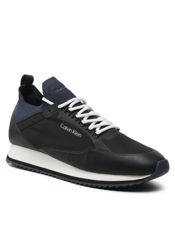 Calvin Klein Calvin Klein Сникърси Low Top Lace Up Nylon HM0HM00921 Тъмносин