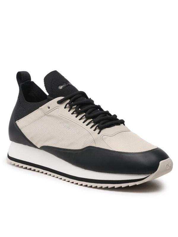 Calvin Klein Calvin Klein Сникърси Low Top Lace Up Nylon HM0HM009210IO Бежов
