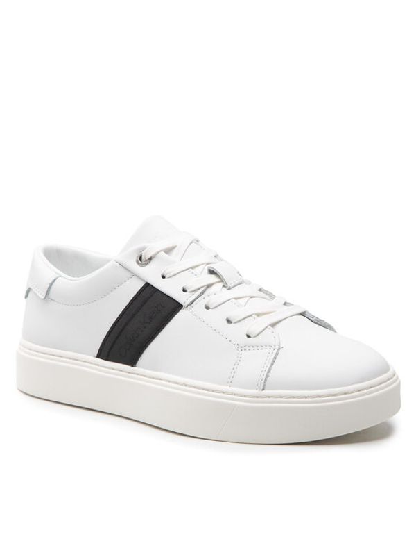 Calvin Klein Calvin Klein Сникърси Low Top Lace Up Web HM0HM00621 Бял