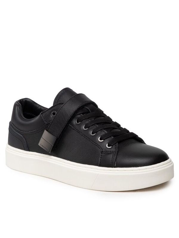 Calvin Klein Calvin Klein Сникърси Low Top Lace Up W/Plaque HM0HM00919 Черен