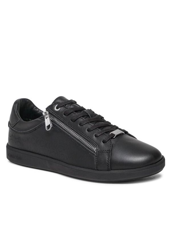 Calvin Klein Calvin Klein Сникърси Low Top Lace Up W/Zip Mono HM0HM00876 Черен