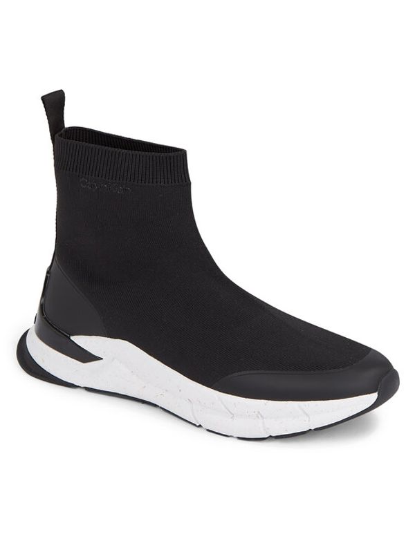 Calvin Klein Calvin Klein Сникърси Sockboot Runner HM0HM01241 Черен