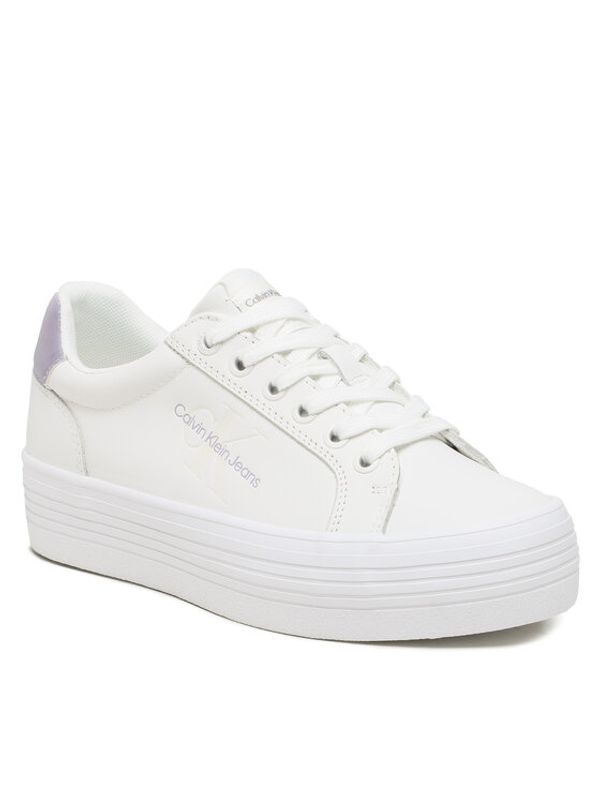 Calvin Klein Calvin Klein Сникърси Vulc Flatform YW0YW01223 Бял