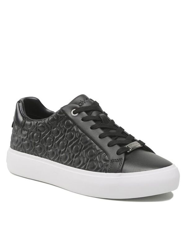 Calvin Klein Calvin Klein Сникърси Vulg Lace Up Mono Mix HW0HW01373 Черен