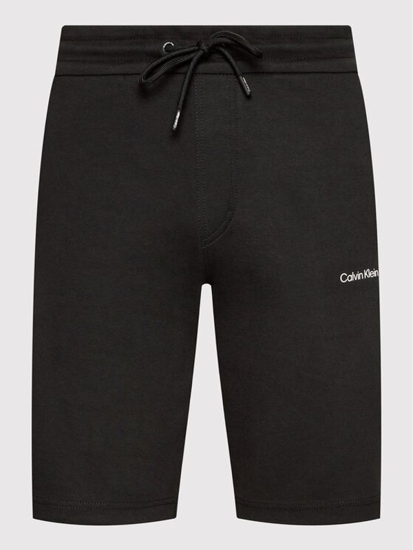 Calvin Klein Calvin Klein Спортни шорти Interlock Micro Logo K10K109430 Черен Regular Fit