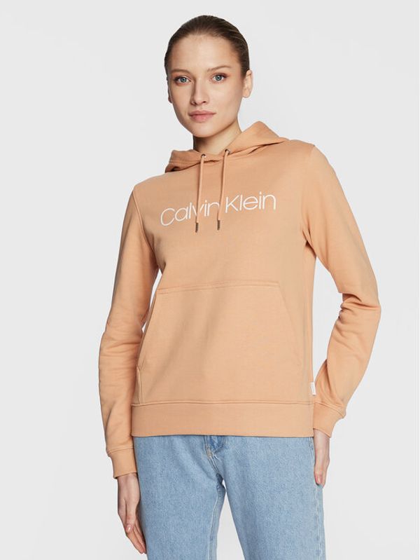 Calvin Klein Calvin Klein Суитшърт Core Logo K20K202687 Бежов Regular Fit
