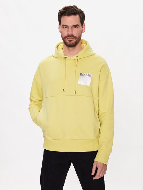 Calvin Klein Calvin Klein Суитшърт Elementa Photo Back Comf Hoodie K10K111344 Зелен Regular Fit