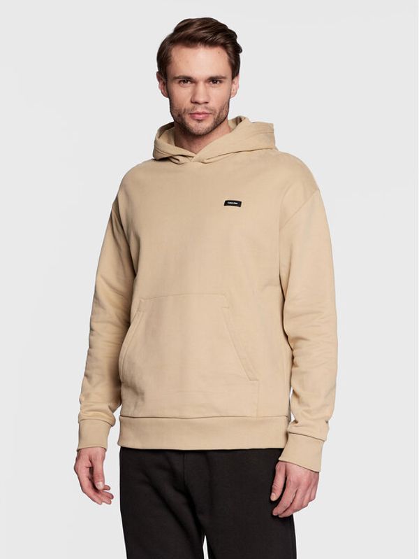 Calvin Klein Calvin Klein Суитшърт K10K110606 Бежов Relaxed Fit