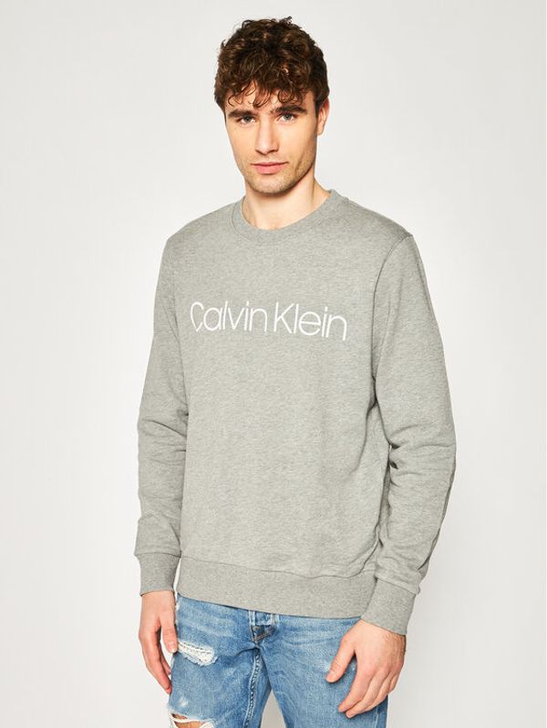 Calvin Klein Calvin Klein Суитшърт Logo K10K104059 Сив Regular Fit