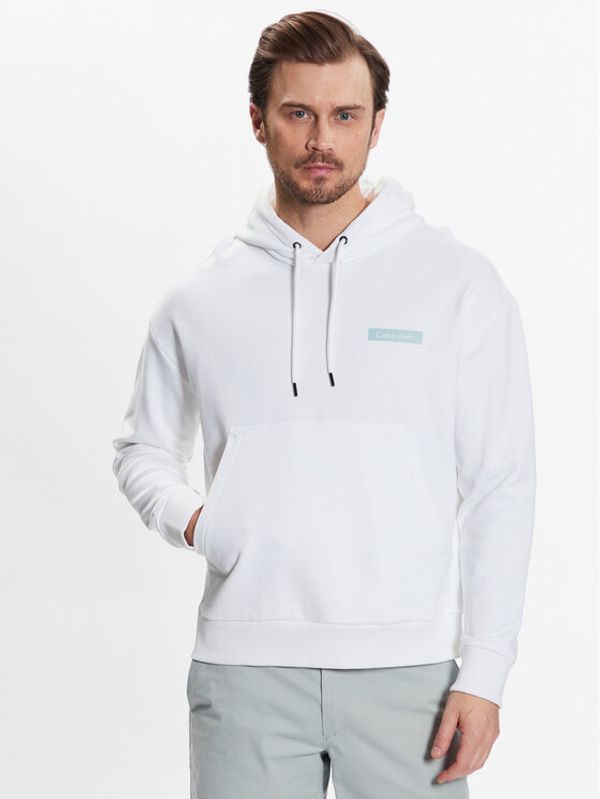 Calvin Klein Calvin Klein Суитшърт Matte Back Logo Comfort Hoodie K10K111343 Бял Regular Fit