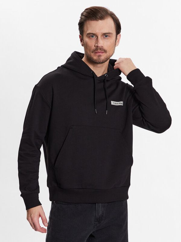 Calvin Klein Calvin Klein Суитшърт Matte Back Logo Comfort Hoodie K10K111343 Черен Regular Fit