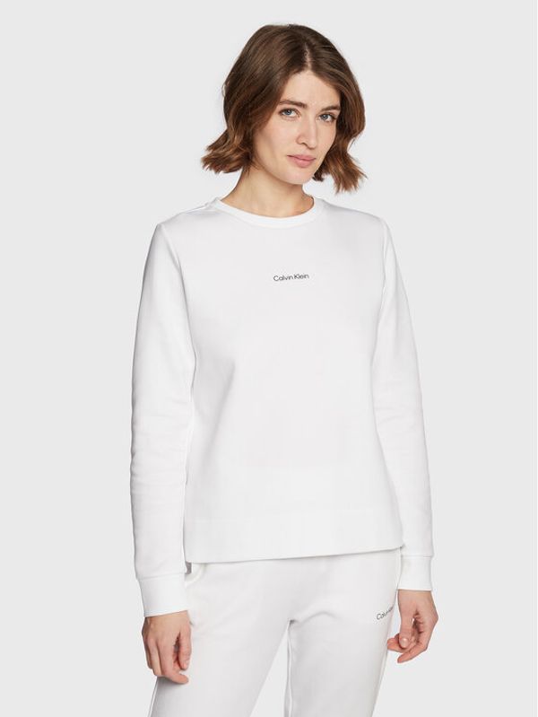 Calvin Klein Calvin Klein Суитшърт Micro Logo K20K205453 Бял Regular Fit