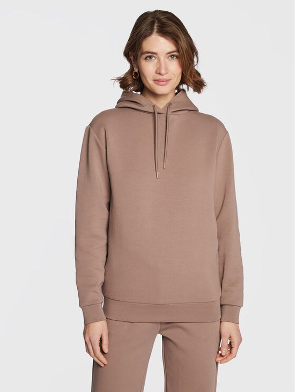 Calvin Klein Calvin Klein Суитшърт Minimal Logo K20K205089 Кафяв Relaxed Fit