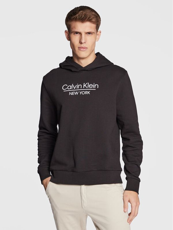 Calvin Klein Calvin Klein Суитшърт New York Logo K10K110747 Черен Regular Fit