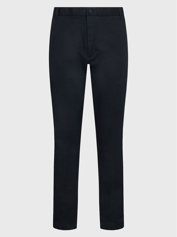 Calvin Klein Calvin Klein Текстилни панталони Modern Twill Cropped Tapered K10K110969 Черен Tapered Fit
