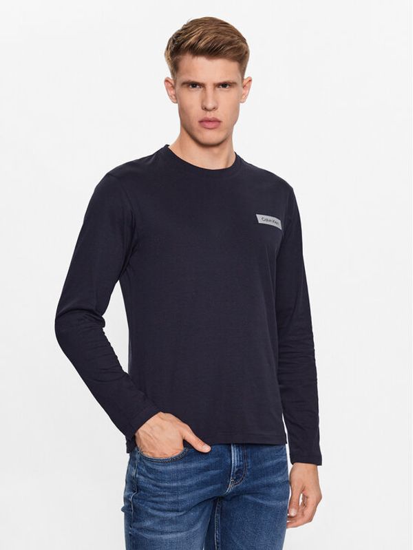 Calvin Klein Calvin Klein Тениска с дълъг ръкав K10K112157 Тъмносин Regular Fit