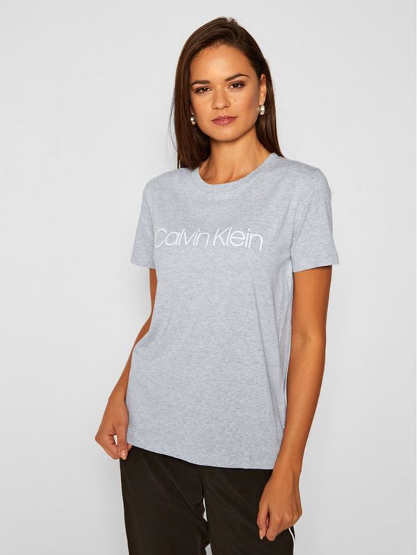 Calvin Klein Calvin Klein Тишърт Core Logo K20K202142 Сив Regular Fit