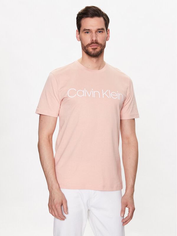 Calvin Klein Calvin Klein Тишърт Front Logo K10K103078 Оранжев Regular Fit