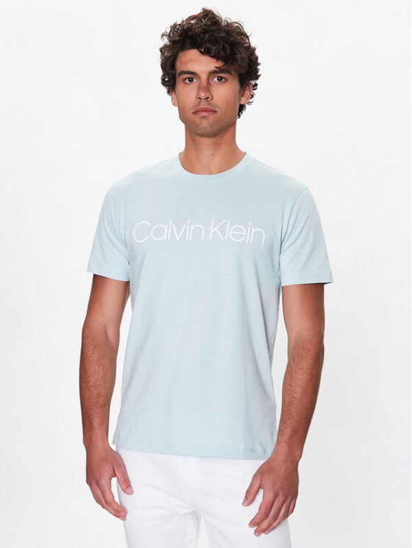 Calvin Klein Calvin Klein Тишърт Front Logo K10K103078 Зелен Regular Fit