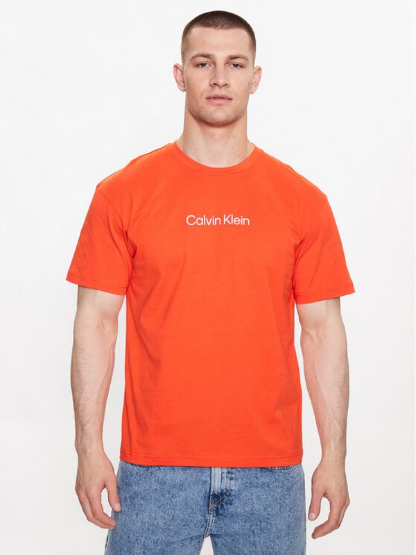 Calvin Klein Calvin Klein Тишърт Hero K10K111346 Оранжев Regular Fit
