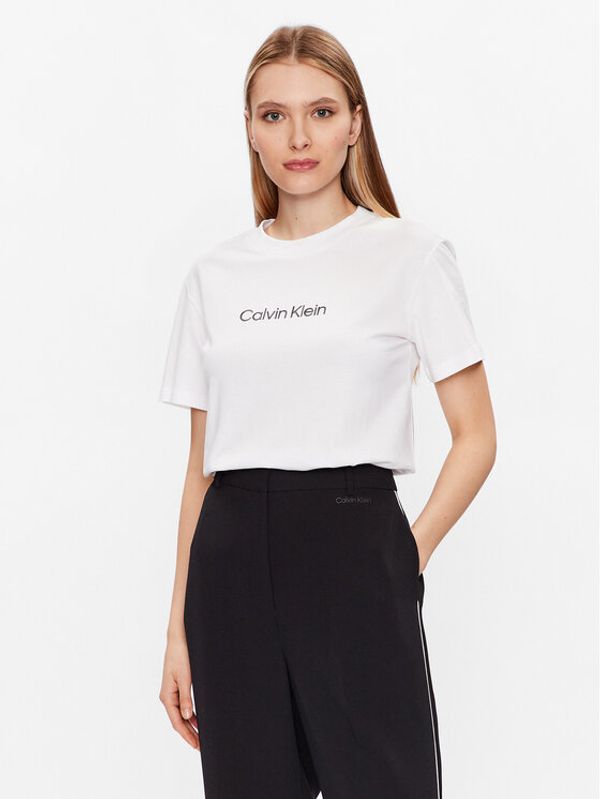 Calvin Klein Calvin Klein Тишърт Hero Logo K20K205448 Бял Regular Fit
