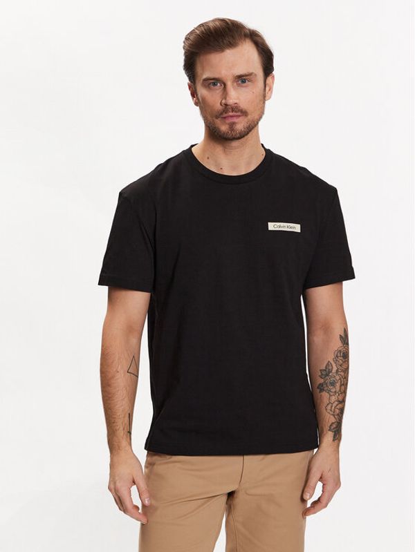 Calvin Klein Calvin Klein Тишърт K10K111124 Черен Comfort Fit