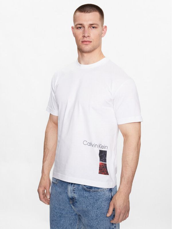 Calvin Klein Calvin Klein Тишърт K10K111527 Бял Regular Fit