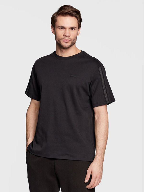 Calvin Klein Calvin Klein Тишърт Logo Tape K10K110814 Черен Regular Fit