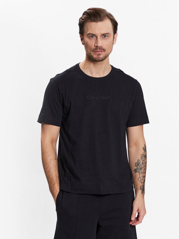 Calvin Klein Calvin Klein Тишърт S/S T-Shirt 00GMS3K108 Черен Regular Fit