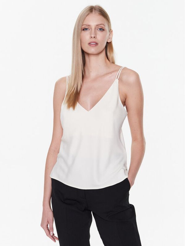 Calvin Klein Calvin Klein топ K20K205543 Екрю Regular Fit