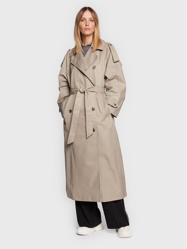 Calvin Klein Calvin Klein Тренч K20K204997 Зелен Oversize
