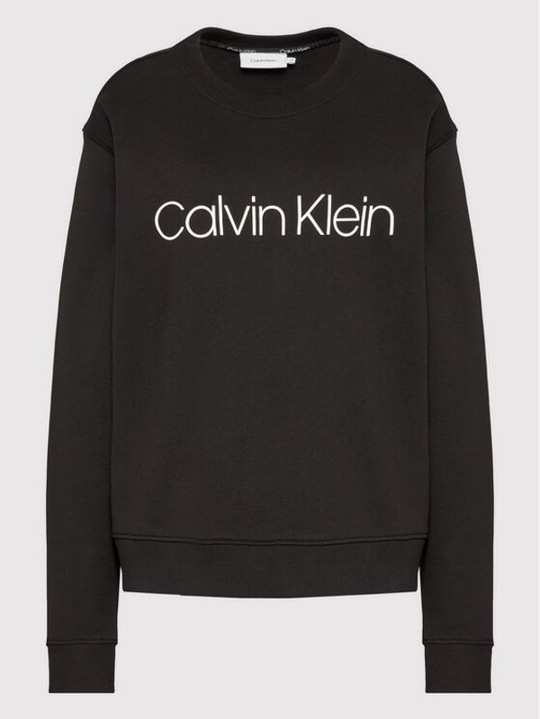 Calvin Klein Curve Calvin Klein Curve Суитшърт Inclusive Core Logo K20K203634 Черен Regular Fit