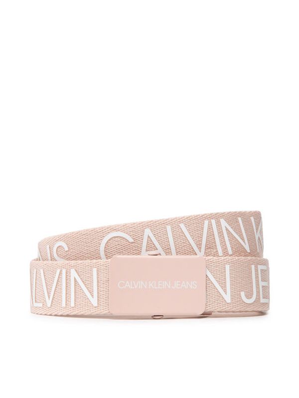 Calvin Klein Jeans Calvin Klein Детски колан Logo Ck Belt IU0IU00316 Розов