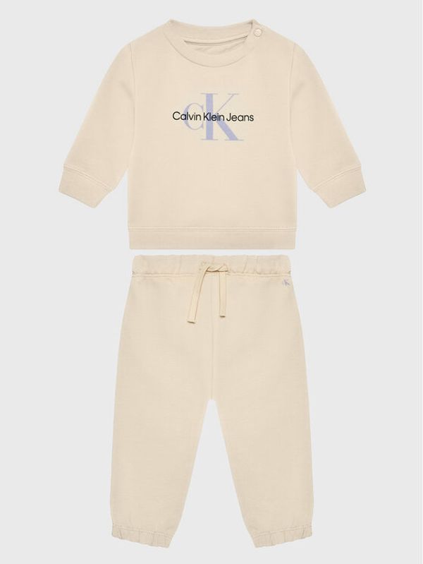 Calvin Klein Jeans Calvin Klein Jeans Анцуг IN0IN00017 Бежов Regular Fit