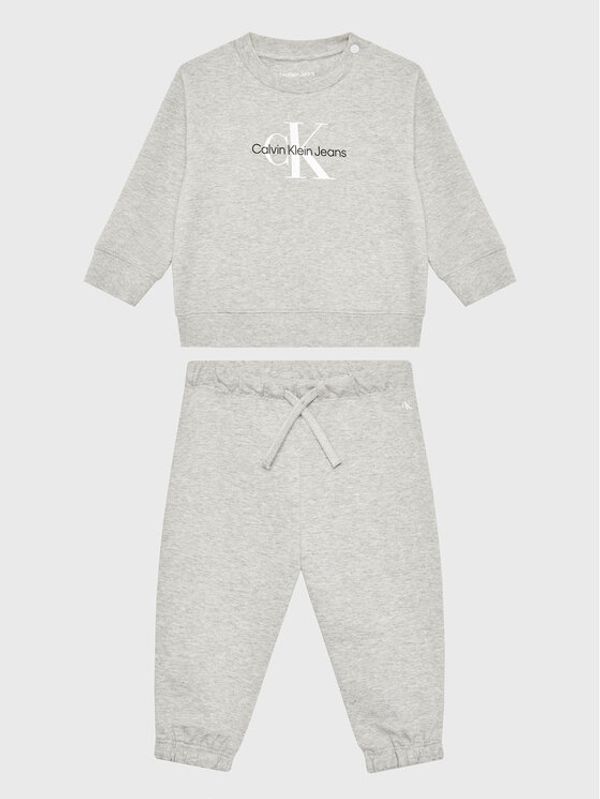 Calvin Klein Jeans Calvin Klein Jeans Анцуг Monogram IN0IN00017 Сив Regular Fit