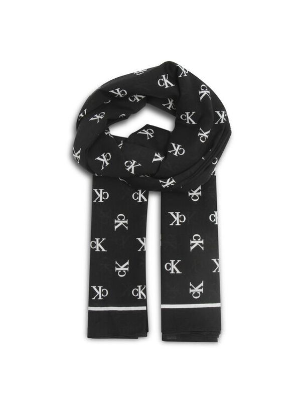 Calvin Klein Jeans Calvin Klein Jeans Бандана Allover Shawl 130X130 K60K611031 Черен