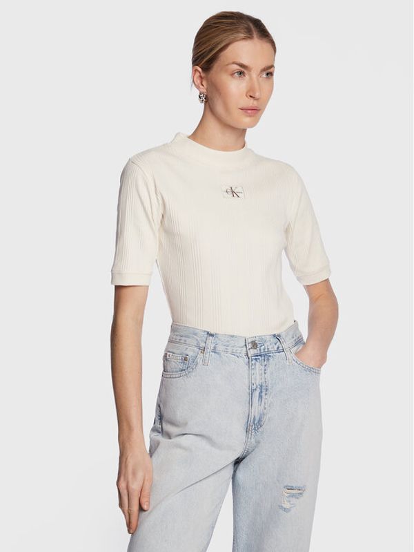 Calvin Klein Jeans Calvin Klein Jeans Блуза J20J220291 Екрю Regular Fit