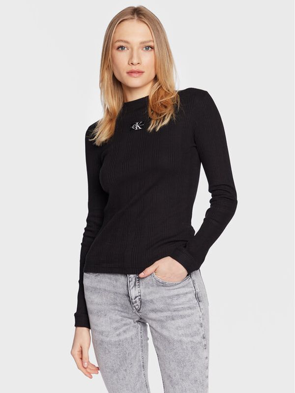 Calvin Klein Jeans Calvin Klein Jeans Блуза J20J220295 Черен Slim Fit