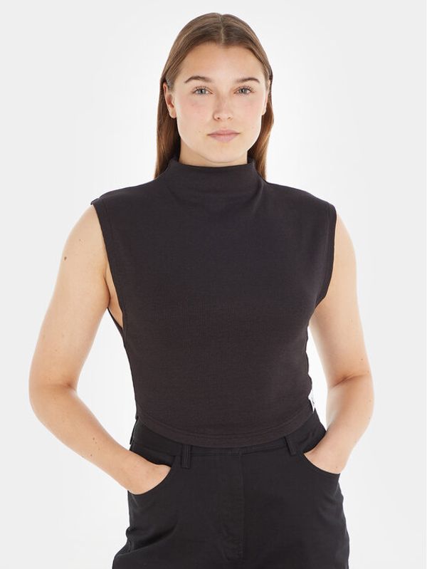 Calvin Klein Jeans Calvin Klein Jeans Блуза J20J221419 Черен Slim Fit