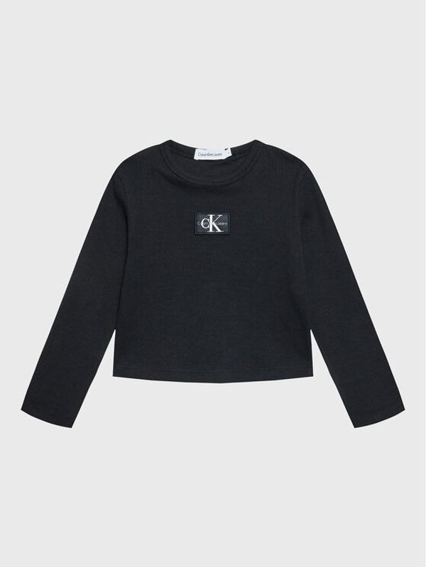 Calvin Klein Jeans Calvin Klein Jeans Блуза Monogram IG0IG01571 Черен Regular Fit