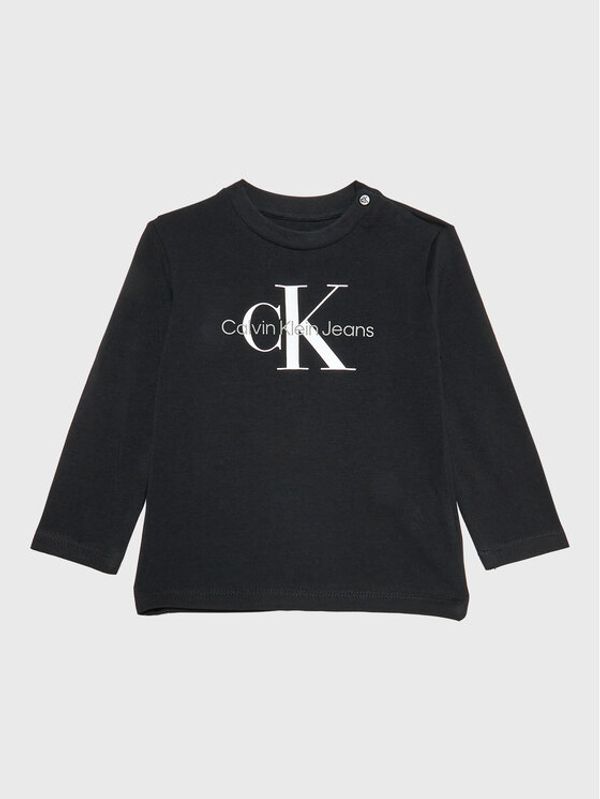 Calvin Klein Jeans Calvin Klein Jeans Блуза Monogram IN0IN00005 Черен Regular Fit