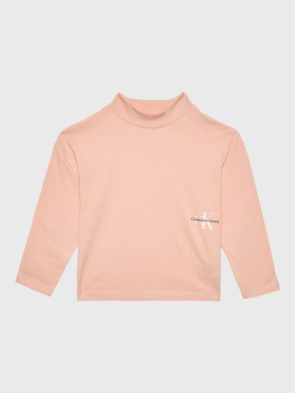 Calvin Klein Jeans Calvin Klein Jeans Блуза Monogram Off Placed IG0IG01791 Розов Relaxed Fit