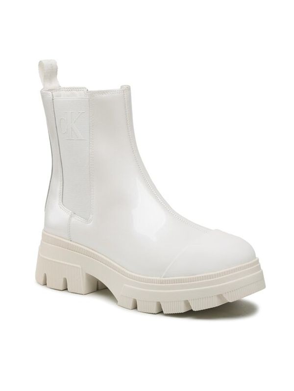 Calvin Klein Jeans Calvin Klein Jeans Боти тип челси Chunky Comabt Chelsea Boot YW0YW00855 Бял