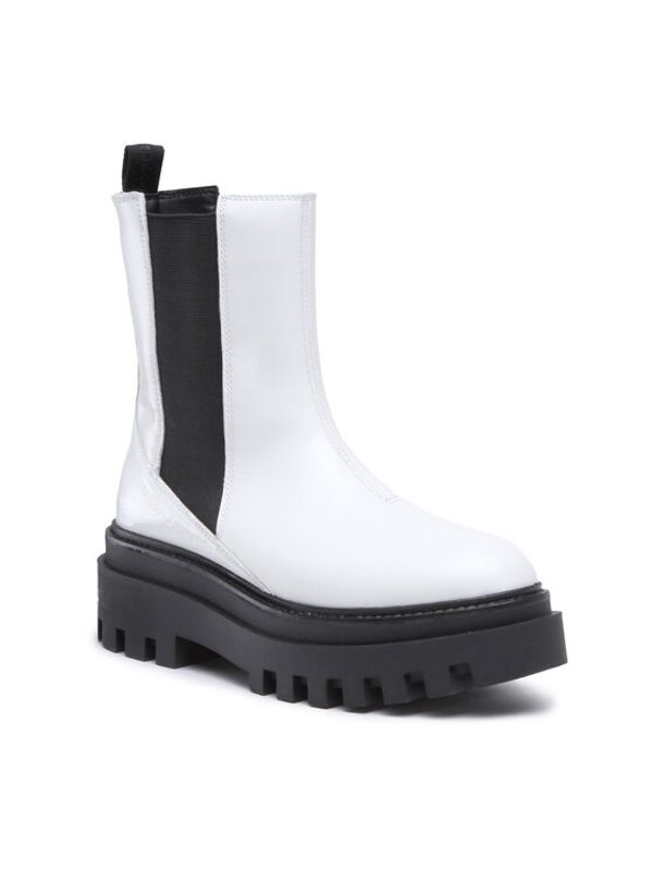 Calvin Klein Jeans Calvin Klein Jeans Боти тип челси Flatform Chelsea Boot YW0YW00850 Бял
