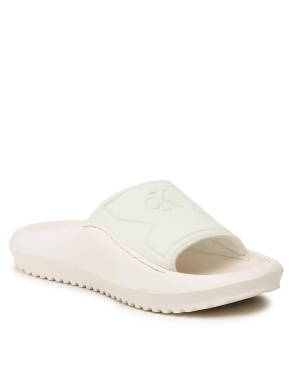 Calvin Klein Jeans Calvin Klein Jeans Чехли Hybrid Sandal High/Low Freq YM0YM00645 Бял