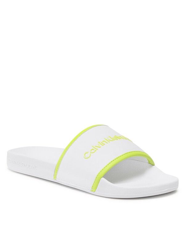 Calvin Klein Jeans Calvin Klein Jeans Чехли Institutional Slide YW0YW00594 Бял
