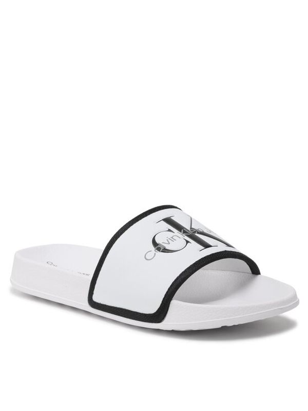 Calvin Klein Jeans Calvin Klein Jeans Чехли Logo V3B0-80630-1172 S Бял